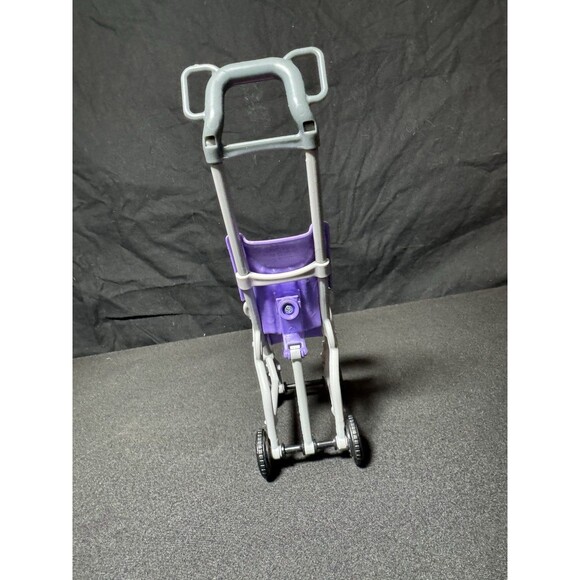 Barbie Skipper Babysitter Doll Purple Stroller Kelly Toddler Baby Carriage EUC - Picture 5 of 6